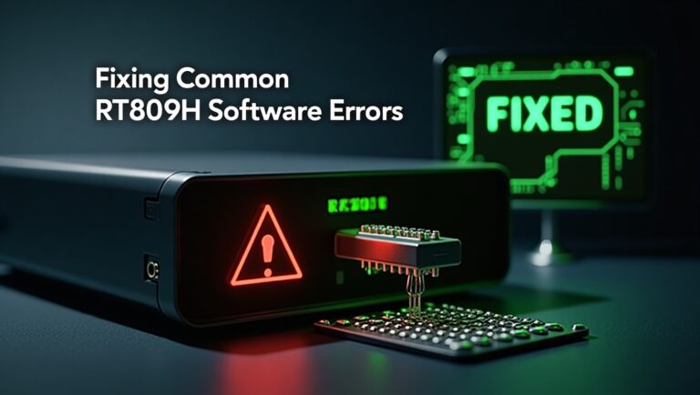 RT809H Software Errors